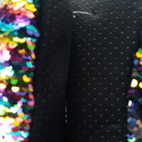 NWOT 2/$15 Rainbow/ Silver sequins sleepers - Picture 11 of 14